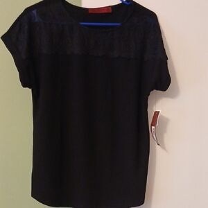 Scarlett Elegant Black Women's Top